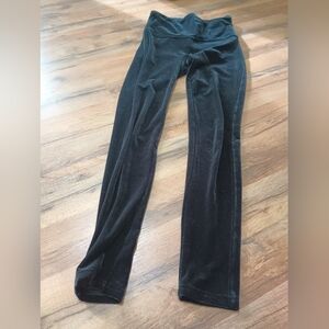 SPANX Black Velvet Leggings
